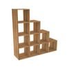 Lugna 1424 x 1424 x 390mm Cove 1-2-3-4 Step Cube Unit