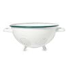 St. Clare Enamel Colander 24cm Seive Basket Vege Pasta Food Strainer White