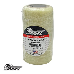 Sabre 1/4lb Waxed Nylon Game Fishing Bait Rigging Floss 70lb