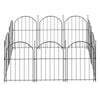 Mountview 10 Pack Steel Garden Border Fence