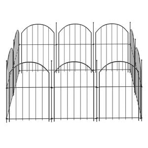 Mountview 10 Pack Steel Garden Border Fence