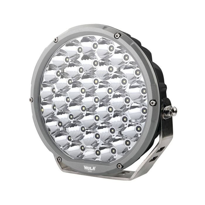 Hulk Round LED Off-Road Vehicle Driving Light 9inch Silver Bezel