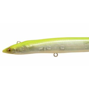 Megabass Eeler 9.4" 125mm 1oz Multi Jointed Silent Swimbait Fishing Lure GP Chartruse Back