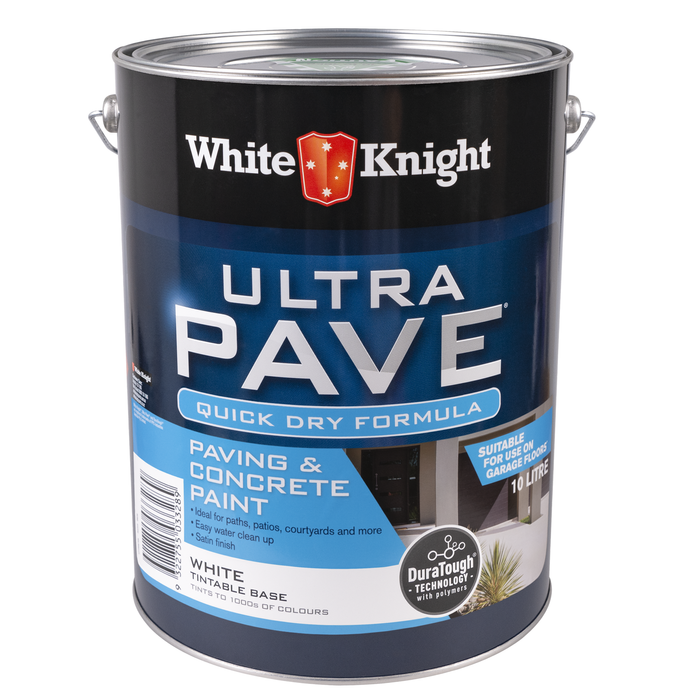White Knight 10L White Ultra Pave Quick Dry Paving Paint