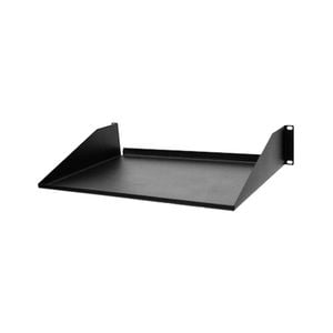 2U 2RU 19in x 305mm (12in) Solid Cantilever Steel Shelf For Rack Server Cabinet