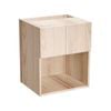 Kaboodle 600mm Ghost Ash Modern Wall Microwave Cabinet