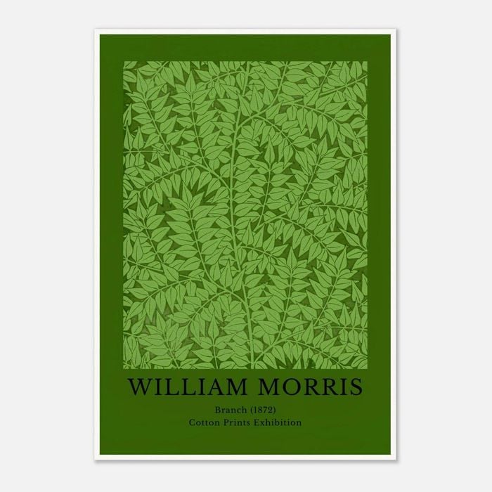Galrie William Morris Cotton Prints Exhibition Branch 1872 -Timeless Art for Home Decor, Poster Only, A3 30 x 42cm (12 x 16inch)