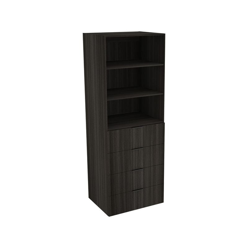 Lugna 2048 x 750 x 580mm Storm 2 Shelf 4 Drawer Storage Cabinet