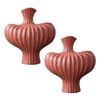 SOGA 2X 28x30cm Large Decorative Vases