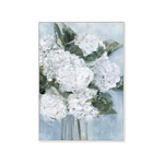 White Hydrangea Hampton Canvas