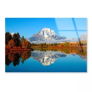 Mountain & Lake View  Print 100% Australian Made 50 x 40cm  (Acrylic)