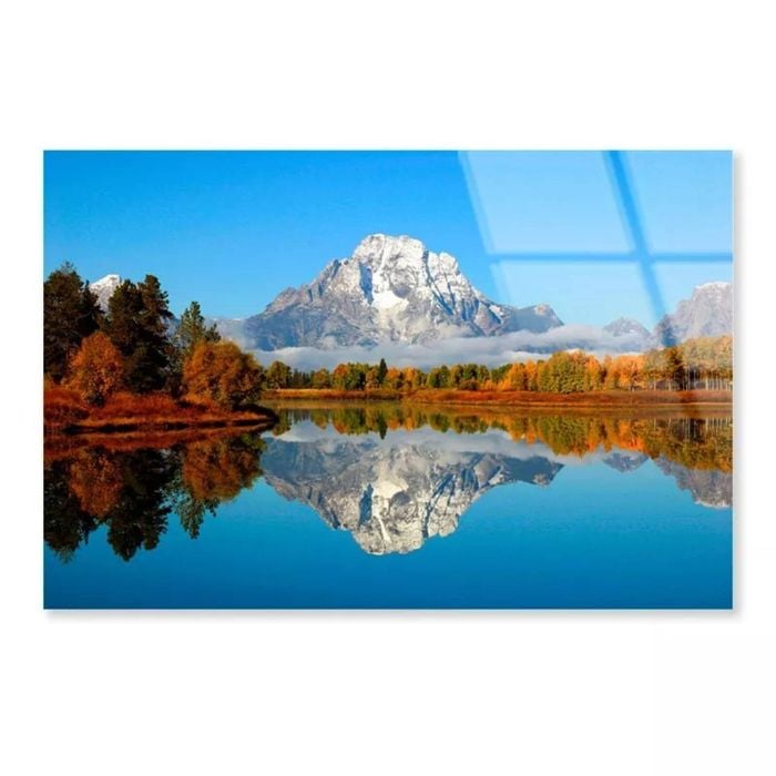 Mountain & Lake View  Print 100% Australian Made 50 x 40cm  (Acrylic)