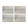 4pk Maxwell & Williams Table Accents Woven Lurex Placemat 45x30cm Cream