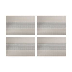 4pk Maxwell & Williams Table Accents Woven Lurex Placemat 45x30cm Cream