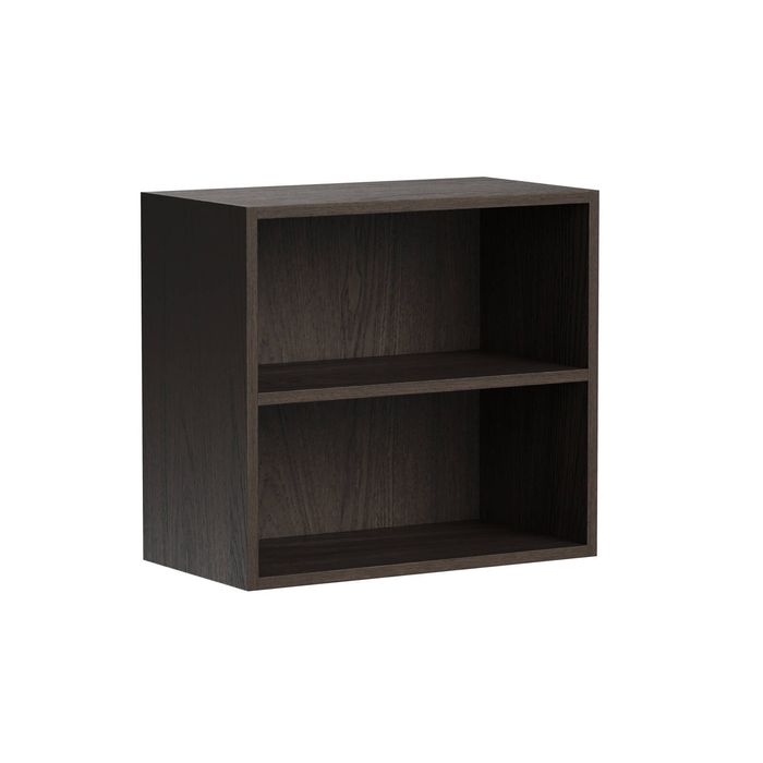 Kaboodle 900-1000mm Truffle Oak Customisable Med Wall Open Shelf
