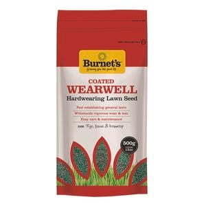 Burnet's 500g Wearwell Hardwearing Lawn Seed