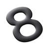 Sandleford 50mm Black Mode Self Adhesive House Number 8