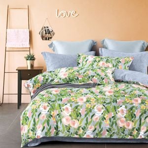 Ardor Ruby Queen Bed Quilt Cover Set Multi