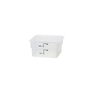 Cambro CamSquare Storage Container Polypropylene Translucent 185x185x100mm / 1.9Lt