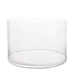 Belle Baxx Glass Flower Vase Large Round 30cm - Clear