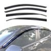AUSGO Stainless Trim Weather Shields For Mazda 3 BM BN Series 2013-2019 Weathershields Window Visors Wind Deflectors