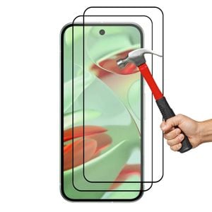 2 Pack MEZON Google Pixel 9 Full Cover Tempered Glass Screen Protectors