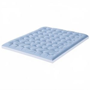 Giselle 5cm Pillowtop Mattress Topper Cooling & Coral Fabric Double