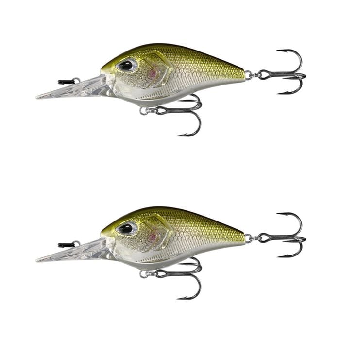 2x 13 Fishing 60mm Troll Hunter Crankbait Fish Lures 2.5m Diver - Epic Shad