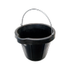 Malloy 12L Black Rubber Bucket