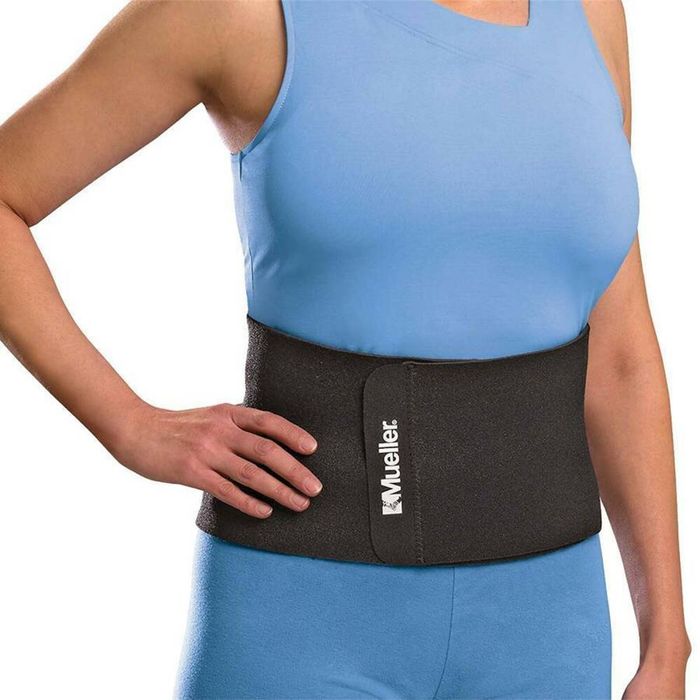 Mueller Waist Support Uni | Adjustable Back Brace for Pain Relief | Comfortable Waist Belt | OSFM Fitness Support