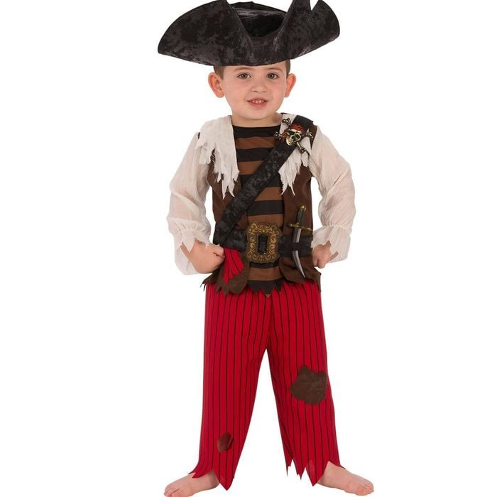 Rubies Pirate Matey Baby/Toddler Dress Up Party Costume Shirt/Pants Set Size 6-8