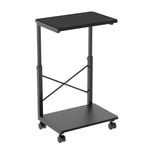mbeat activiva Height Adjustable PC & Printer Storage Stand Black Adjustable Shelf Height: 55/60/65/79/75/80/85cm