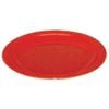 Olympia Kristallon Polypropylene Plates Red Shatterproof 230mm 12 Pack