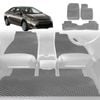 6D Diamond Car Floor Mats for Toyota Corolla 2018-Current-Full Set-Grey-Outback GT