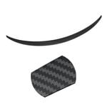 Matt Carbon Fiber Style Spoiler for Tesla Model Y 2022-2024 Rear Trunk Wing Performance Style