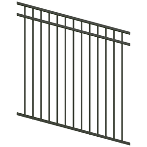 ProtectorAl 350 - 1200 x 1200mm Woodland Grey Raked Up to 15º DTR All Up Pool Fence Panel