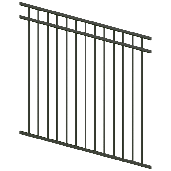 ProtectorAl 350 - 1200 x 1200mm Woodland Grey Raked Up to 15º DTR All Up Pool Fence Panel