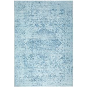 The Rug Connection Jewel Blue 220x150cm - Medium Washable Indoor Floor Rug