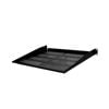 1U 1RU 19in x 381mm (15in) Vented Cantilever Steel Shelf For Rack System Black