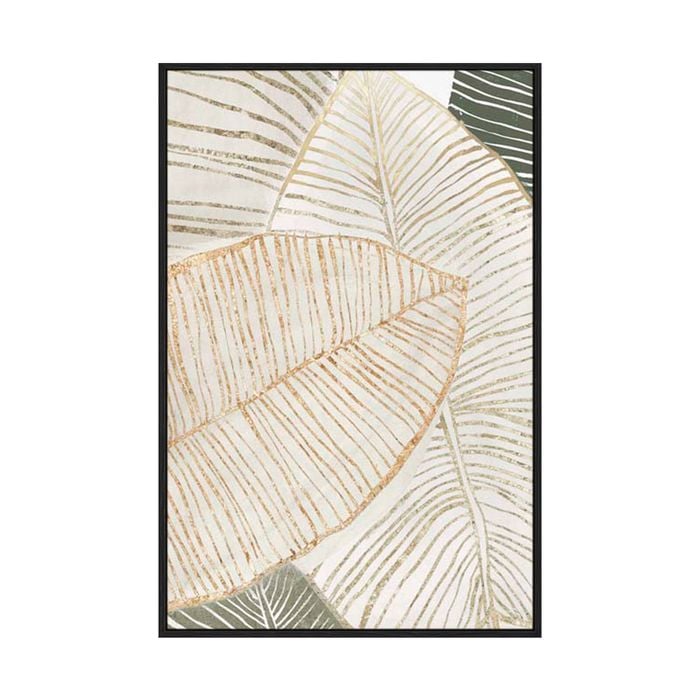 Artey | Tropic Breeze I - Framed Canvas - Black Frame - 80 x 120 cm