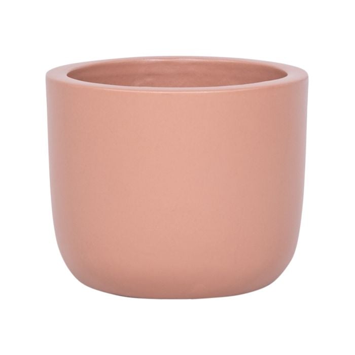 140 x 120mm Small Clay Round Plain Ceramic Egg Pot
