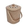 White Magic Eco Basics 4l Compost Bin + 25 Free Compostable Bin Liners Pebble
