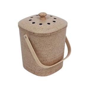 White Magic Eco Basics 4l Compost Bin + 25 Free Compostable Bin Liners Pebble