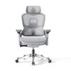 Lorell Executive Office Chair Breathable Mesh Adjustable Grey