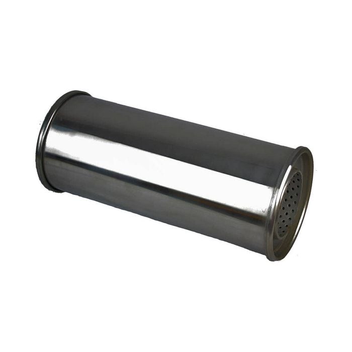 Redback 3" Performance Muffler Centre/centre - 5" Round, 12" Long, 304 Ss