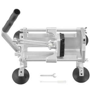 VEVOR Commercial Vegetable Slicer Silver Stainless Steel and Aluminum Alloy with Non-slip Feet
