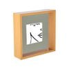 Nicola Spring 3D Deep Box Photo Frame - 8 x 8" with 4 x 4" Mount - Light Wood
