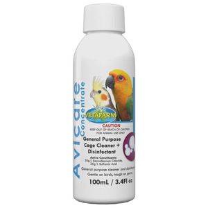 Vetafarm Avicare Concentrate General Purpose Cage Cleaner + Disinfectant 100ml