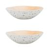 2PK Ecology High Gloss Glaze Stoneware Dusk Round Serving Bowl 22cm Pink