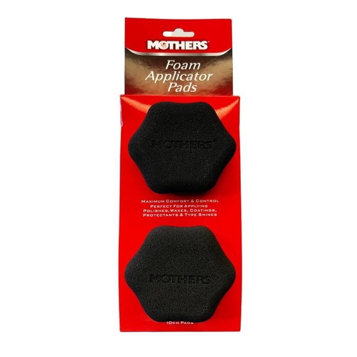 Mothers Black Foam Applicator Pads - 2 Pack